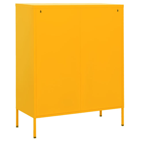 Lady Jillian -  Storage Cabinet Mustard Yellow 80x35x101,5 cm Steel - Model 3
